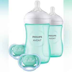 Philips Avent Natural Baby Bottles - Teal Gift Set
